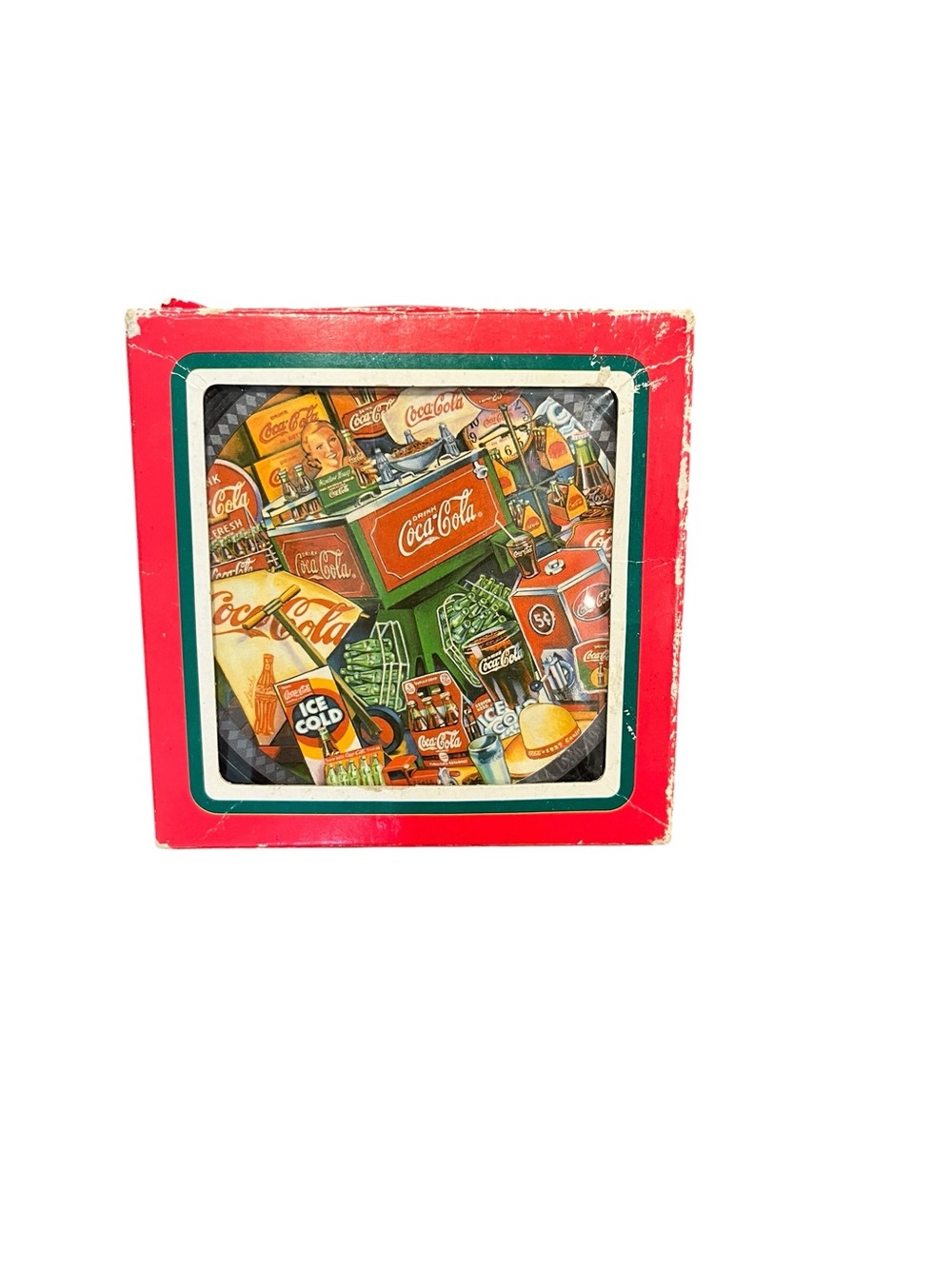 Vintage Coca Cola Collector’s Edition Six Piece Coaster Set 1996